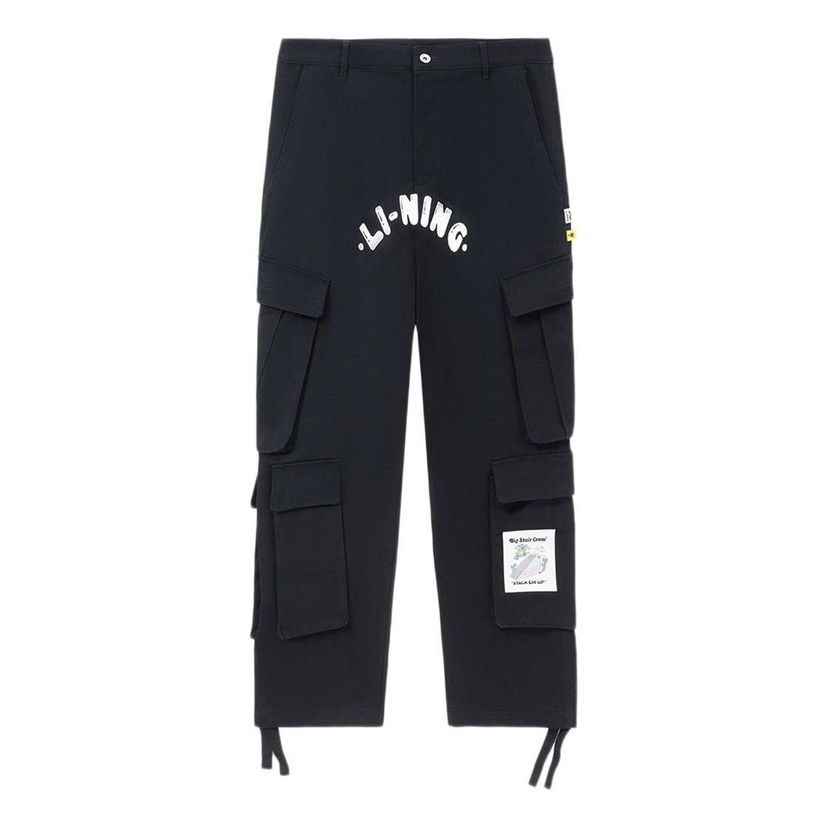 Карго панталони Li-Ning Steven Harrington Graphic Cargo Pants Черно | AKXR609-2