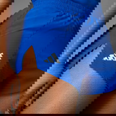 Къси панталони adidas Originals Adizero Running Shorts Синьо | iw6203, 3