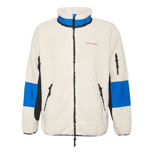 Яке бомбър Converse Converse Sherpa Fleece Jacket Бежово | 10018039-101