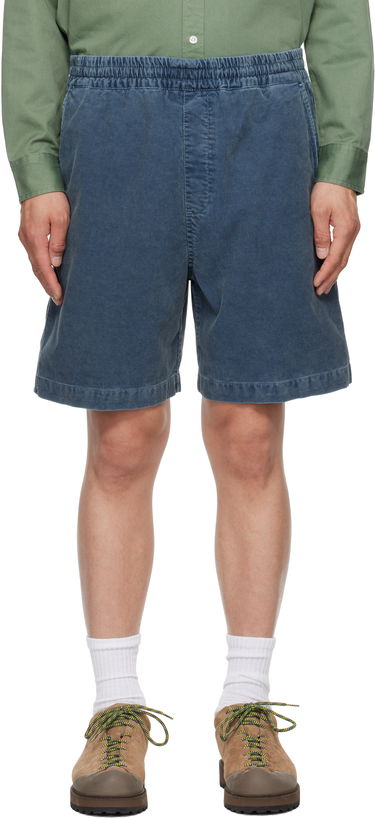 Къси панталони Carhartt WIP Reynold Corduroy Relaxed Shorts Синьо | I034877, 0