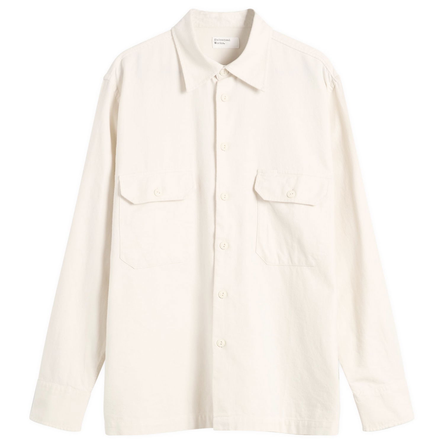 Риза Universal Works Sid Flannel CPO Shirt Бежово | P33063-ECR, 1