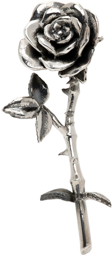 Обеци Enfants Riches Déprimés Silver Rose Single Earring Металик | 140-198, 0