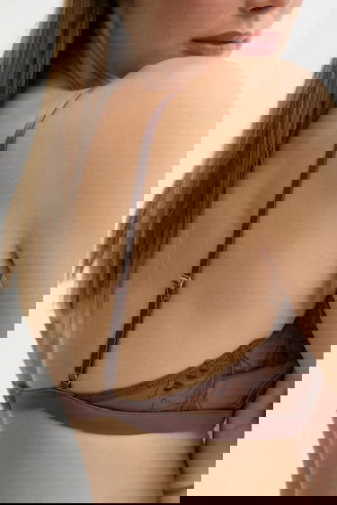 Сутиен Samsoe Samsoe Samsoe Samsoe SAAUDREY Bra Кафяво | F25200042, 3