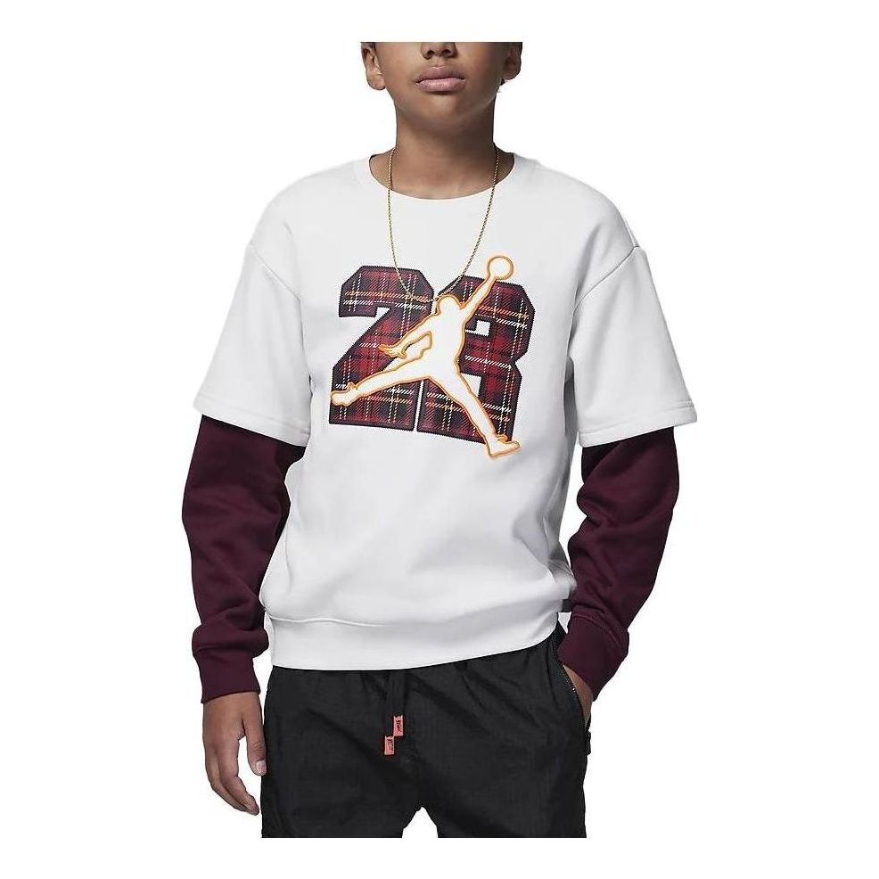 Суитчър Jordan Air Jordan 23 2fer Crew Top Бяло | FZ1677-030, 0