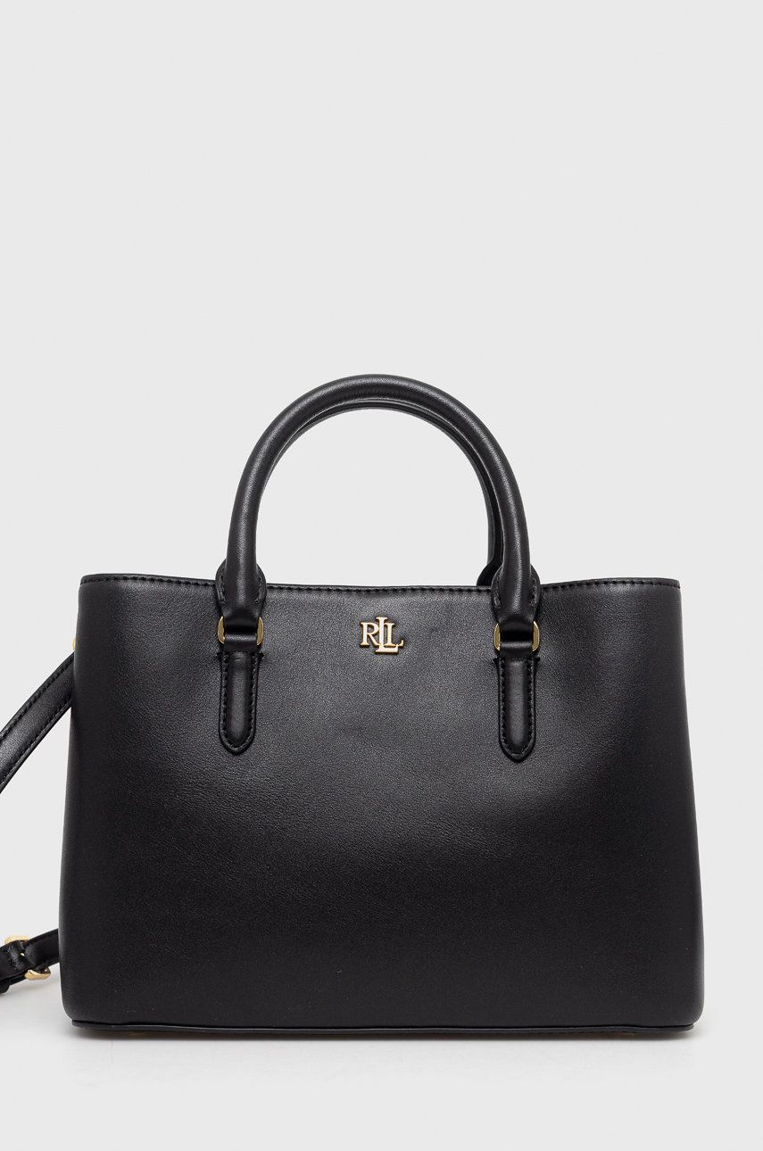 Голяма пазарска чанта Polo by Ralph Lauren Monogram Tote Bag Черно | 431876725004, 0
