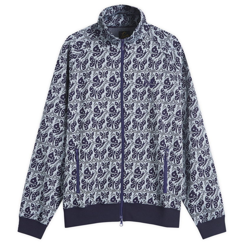 Комплект Needles Jacquard Track Jacket with Butterfly Pattern Синьо | PU269-D