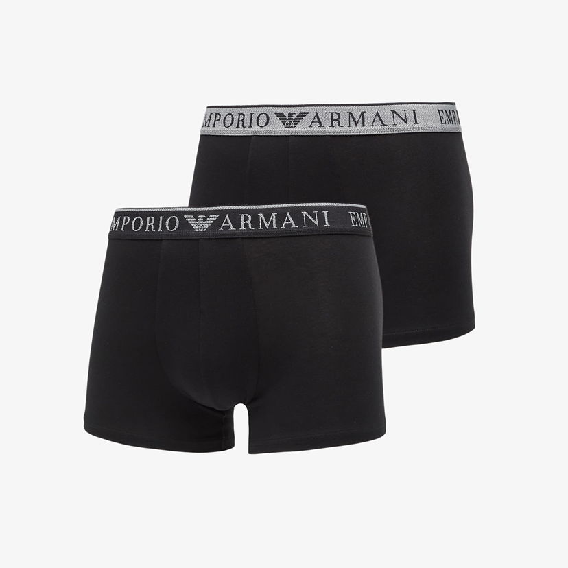 Боксерки Emporio Armani Emporio Armani Two-Pack Trunks Черно | EM000252AF10776MC108