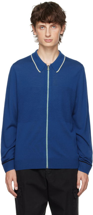 Пуловер Paul Smith PS Paul Smith Zip Cardigan Синьо | M2R-219Y-L21862, 0