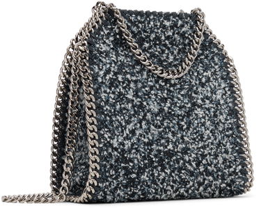 Чанта през рамо Stella McCartney Stella McCartney Falabella Bouclé Shoulder Bag Синьо | 391698WP0446, 2