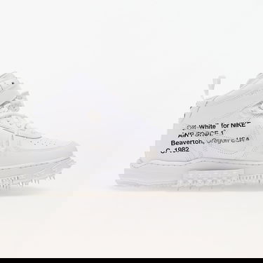 Кецове и обувки Nike Air Force 1 Mid "Off-White Graffiti White" Бяло | DR0500-100, 4