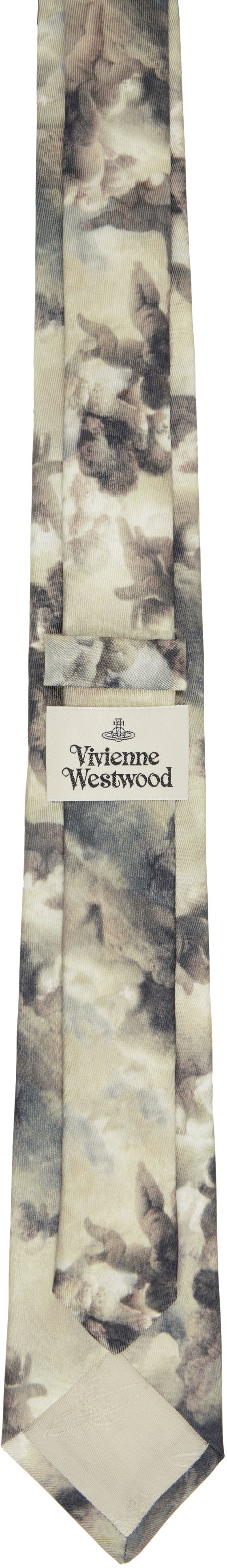 Шал Vivienne Westwood Vivienne Westwood Cherubs Tie 7 cm Бежово | 81050001-W015Q-, 1