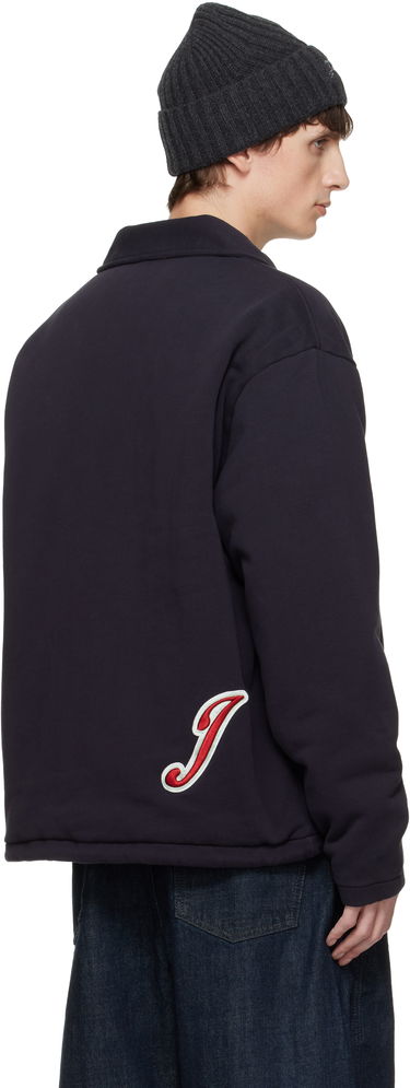 Яке Jacquemus The Gio Collared Snap-Button Overshirt Тъмно синьо | 25HCDM00574AJ00126, 2