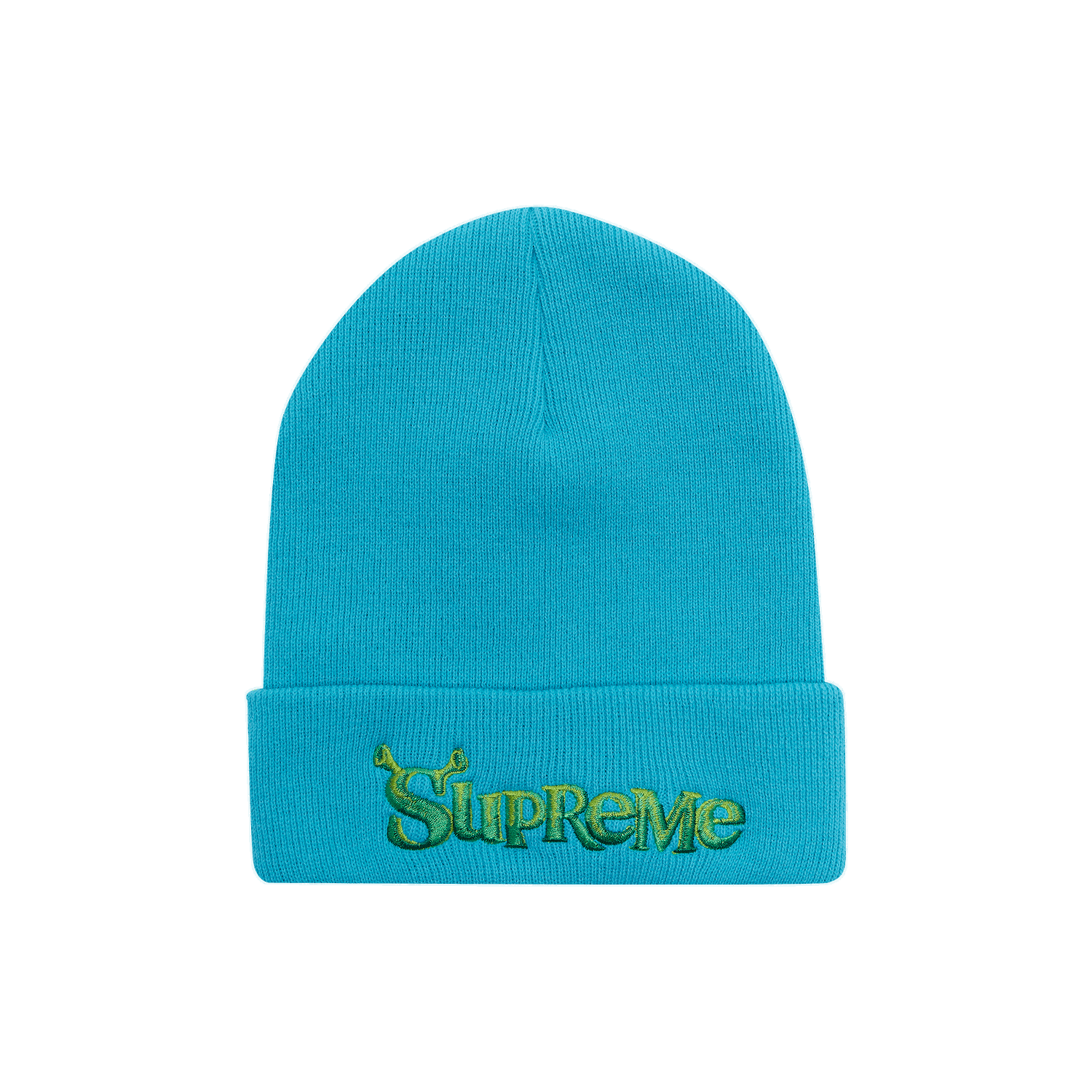 Шапка Supreme Shrek Beanie Тюркоазено | FW21BN75 TURQUOISE, 0