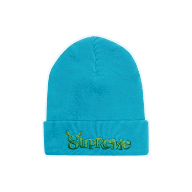 Шапка Supreme Shrek Beanie Тюркоазено | FW21BN75 TURQUOISE, 0