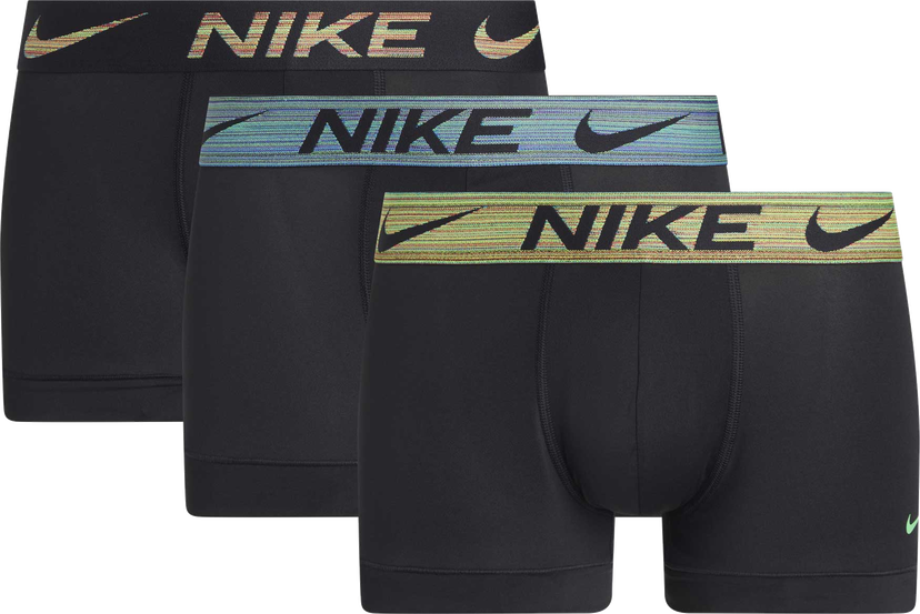 Боксерки Nike Dri-FIT Trunk Boxershort 3-Pack Черно | ke1156-2u8