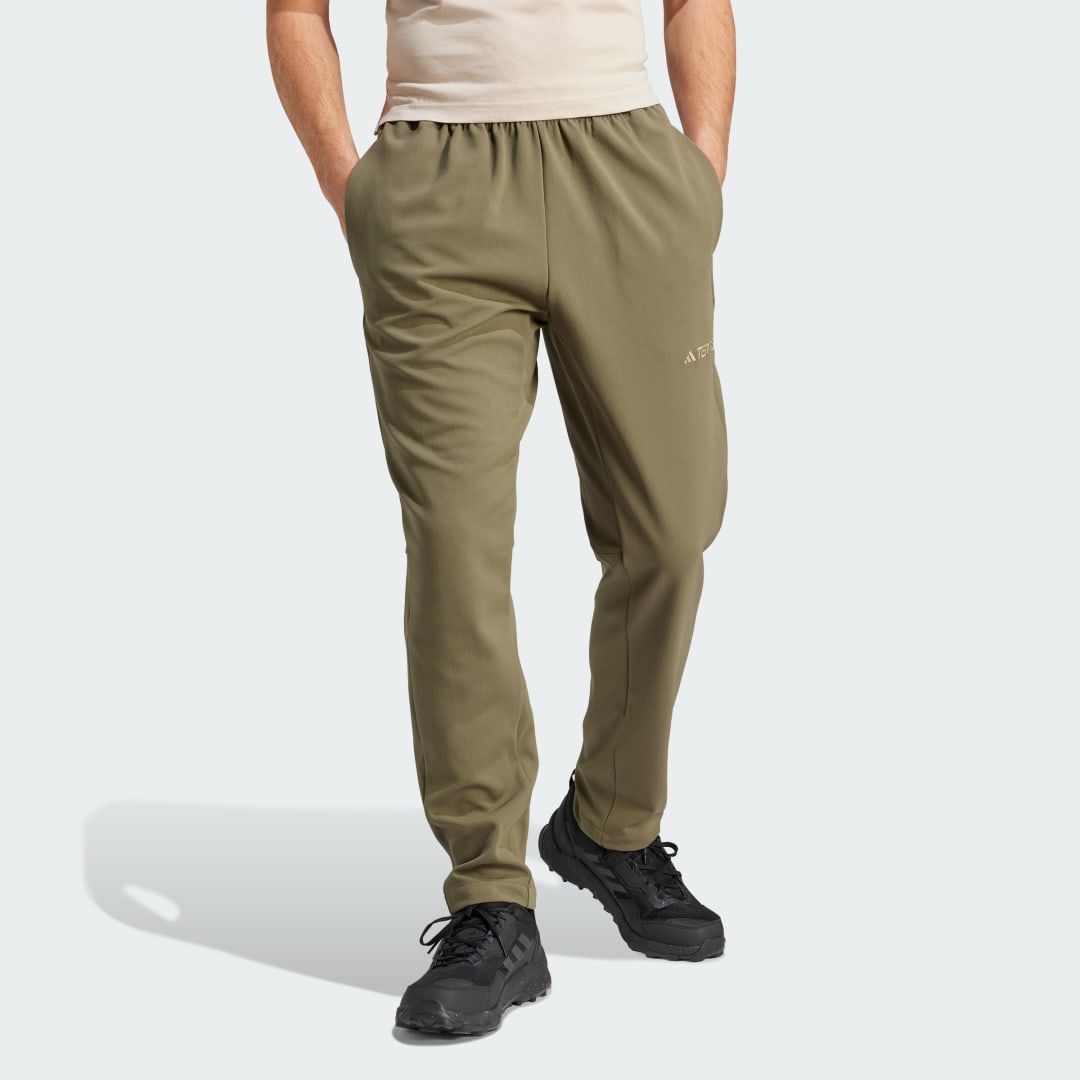 Панталони и дънки adidas Performance adidas TERREX Terrex Multi Knit Кафяво | IN0019, 1