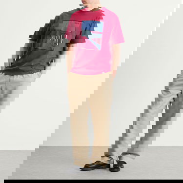 Тениска By Parra Parra Beach Parking T-Shirt Червено | 54205-RAS, 4