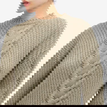 Пуловер Max Mara Acciaio Cable Knit Jumper Зелено | 2411361213600-005, 5