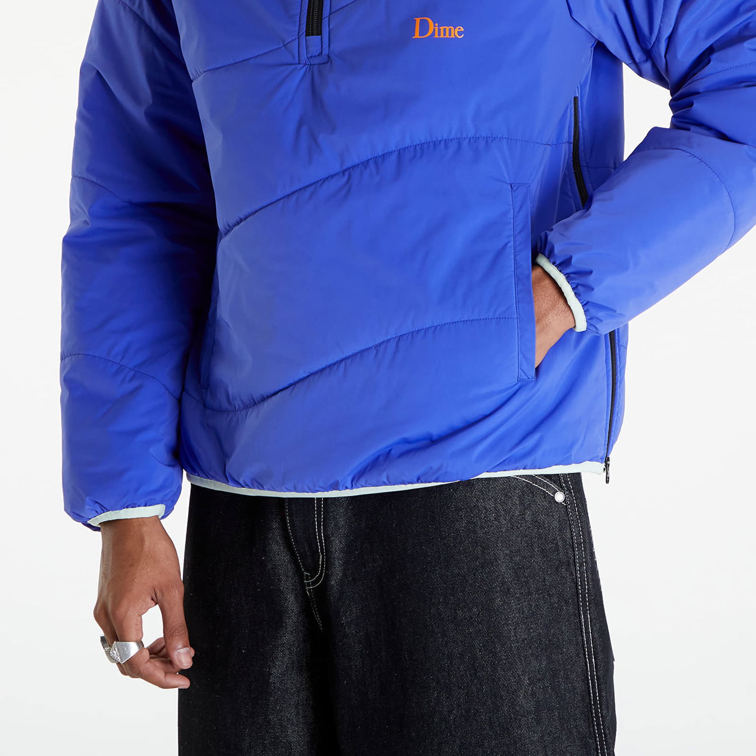 Яке Dime Trail Half Zip Jacket Синьо | DIMESP242BLU, 1