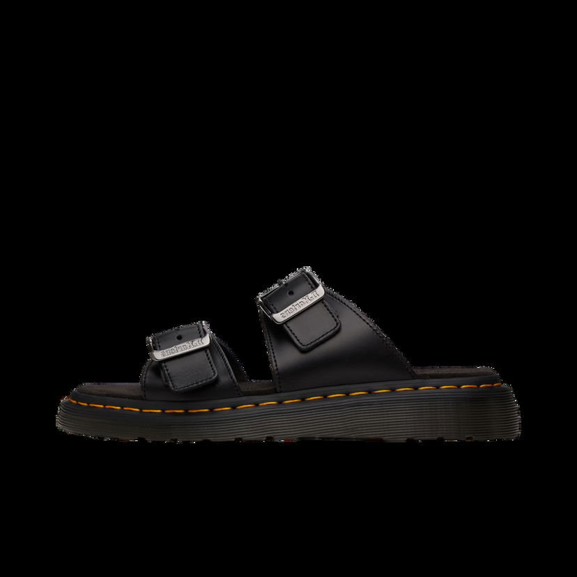 Кецове и обувки Dr. Martens Black Josef Leather Buckle Slide Sandals Черно | 31570001