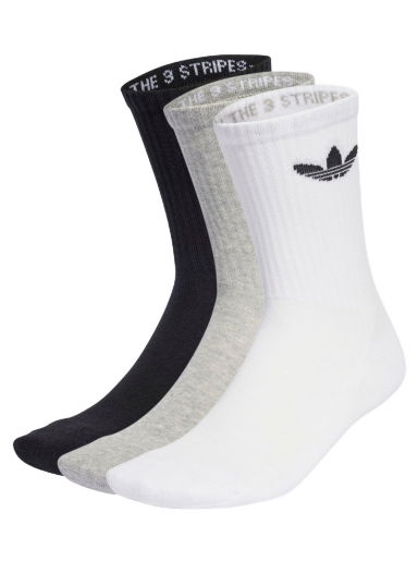 Trefoil Cushion Crew Socks - 3 pack