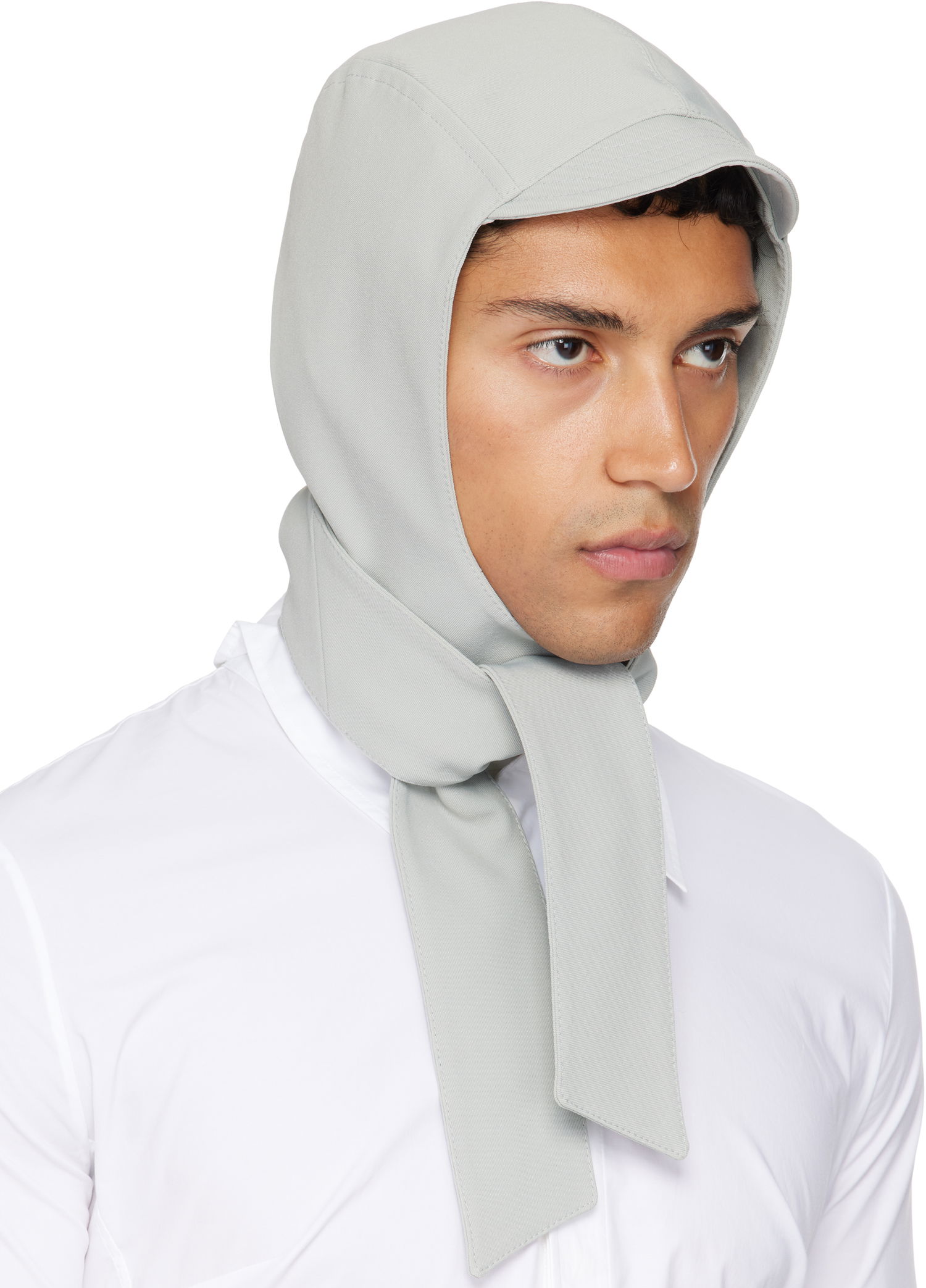 Кепки и шапки Jean Paul Gaultier Jean Paul Gaultier Long Panel Hood Сиво | 25/03-W-AC029-W002-02, 1