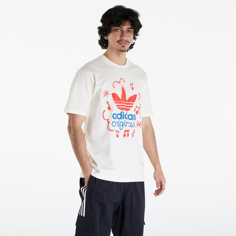 Тениска adidas Originals Tee Ss 4 Crew White Бяло | IS2895