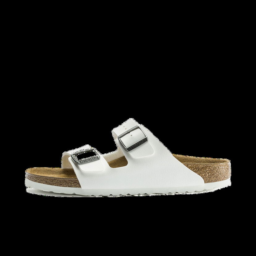 Кецове и обувки Birkenstock Arizona Birko-Flor White Narrow Fit Бяло | 552683