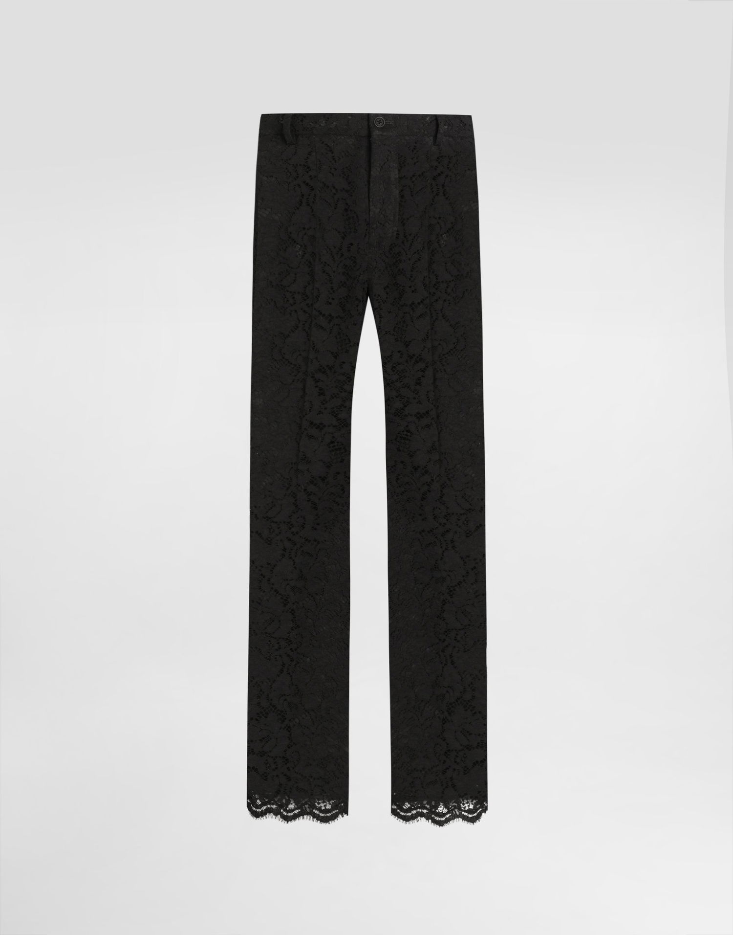 Панталони Dolce & Gabbana Dolce & Gabbana Cordonetto Lace Trousers Черно | GP07CTHLM5EN0000, 0
