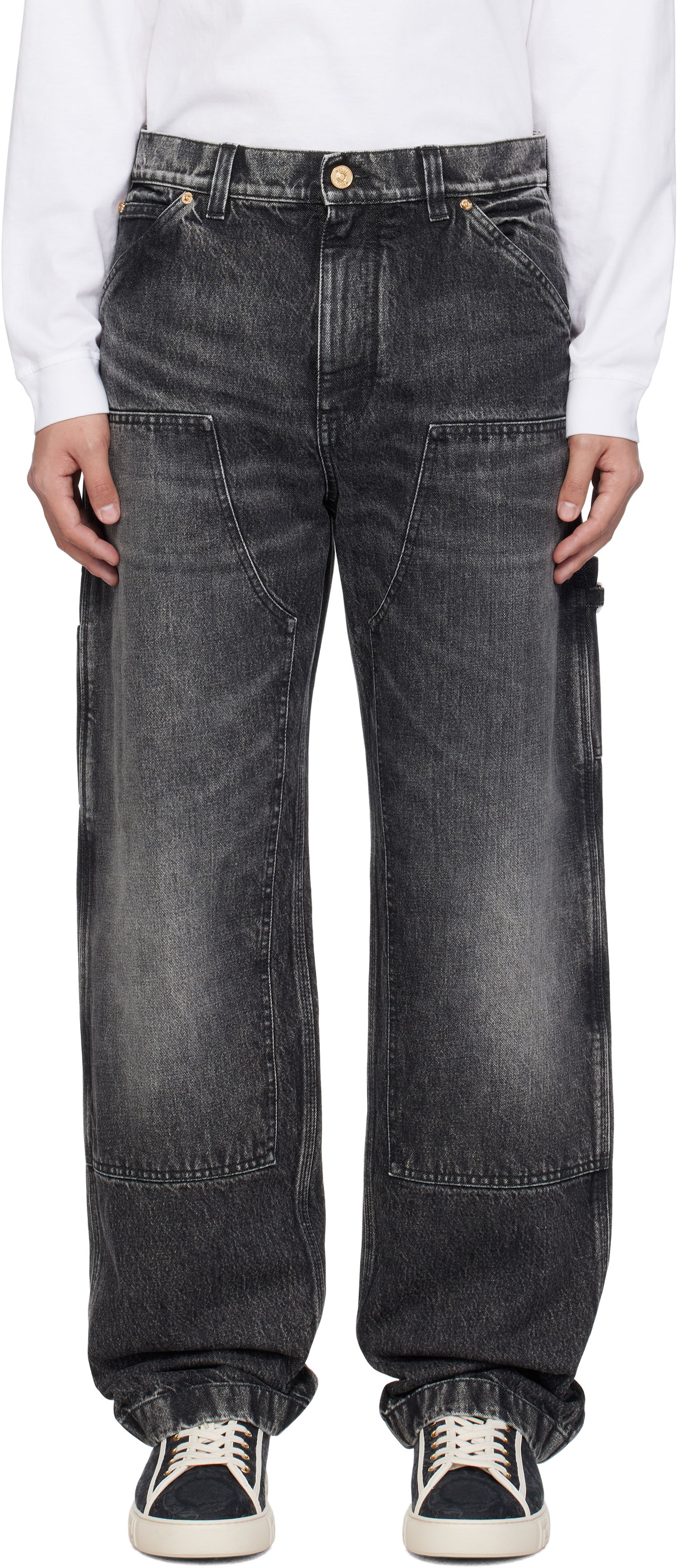 Дънки Versace Versace Carpenter Jeans Черно | 1017860_1A13718, 0