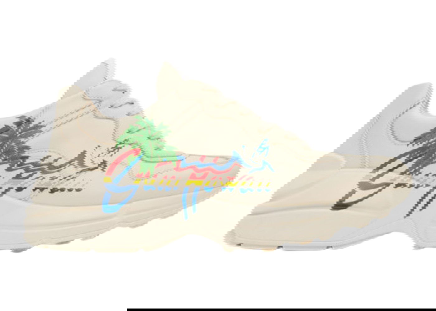 Кецове и обувки Gucci Rhyton 'Hawaii Ivory Multi' Бежово | 630652 DRW00 9522, 0