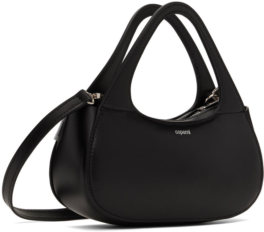 Дамска чанта Coperni Micro Baguette Swipe Shoulder Bag Черно | COPBA17405, 1