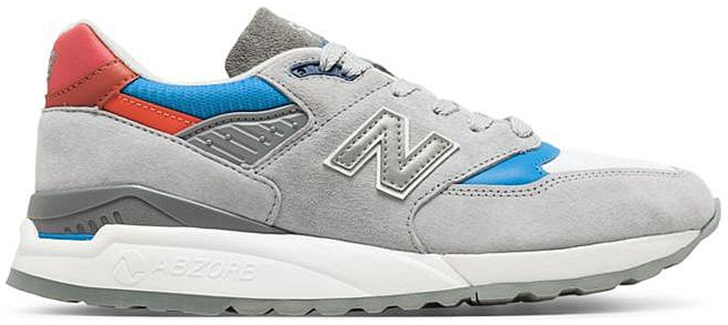 Кецове и обувки New Balance 998 "Grey Light Blue Red" Сиво | M998CNG, 0