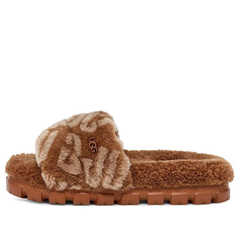 Кецове и обувки UGG Slides with Logo Кафяво | 1148770-HWD