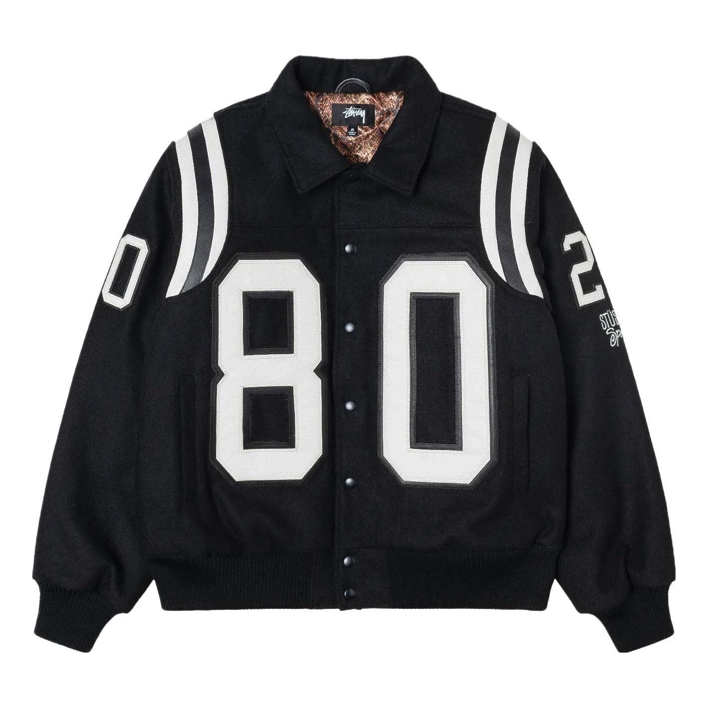 Яке бомбър Stüssy Wool Varsity Jacket Черно | 115713, 0
