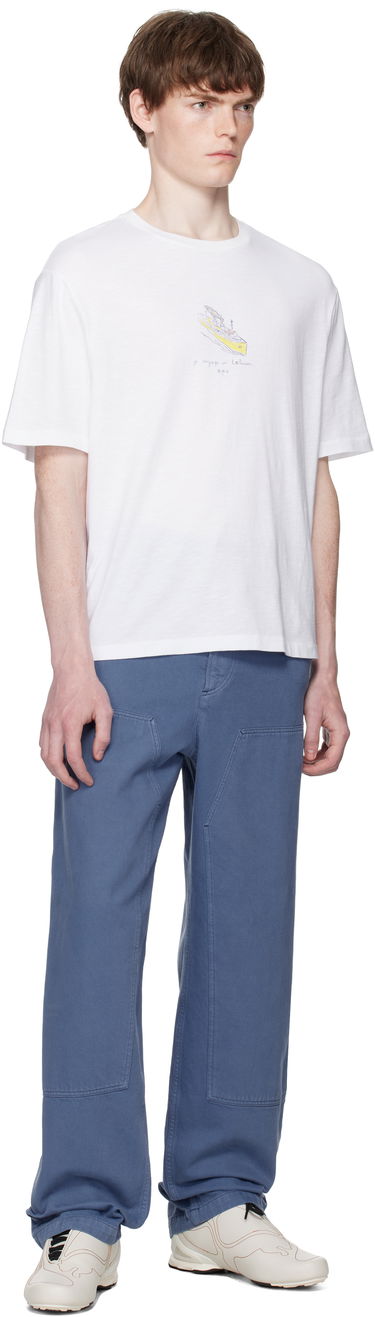 Тениска A.P.C. A.P.C. Jack Graphic T-Shirt Бяло | COHJC-H26517, 3