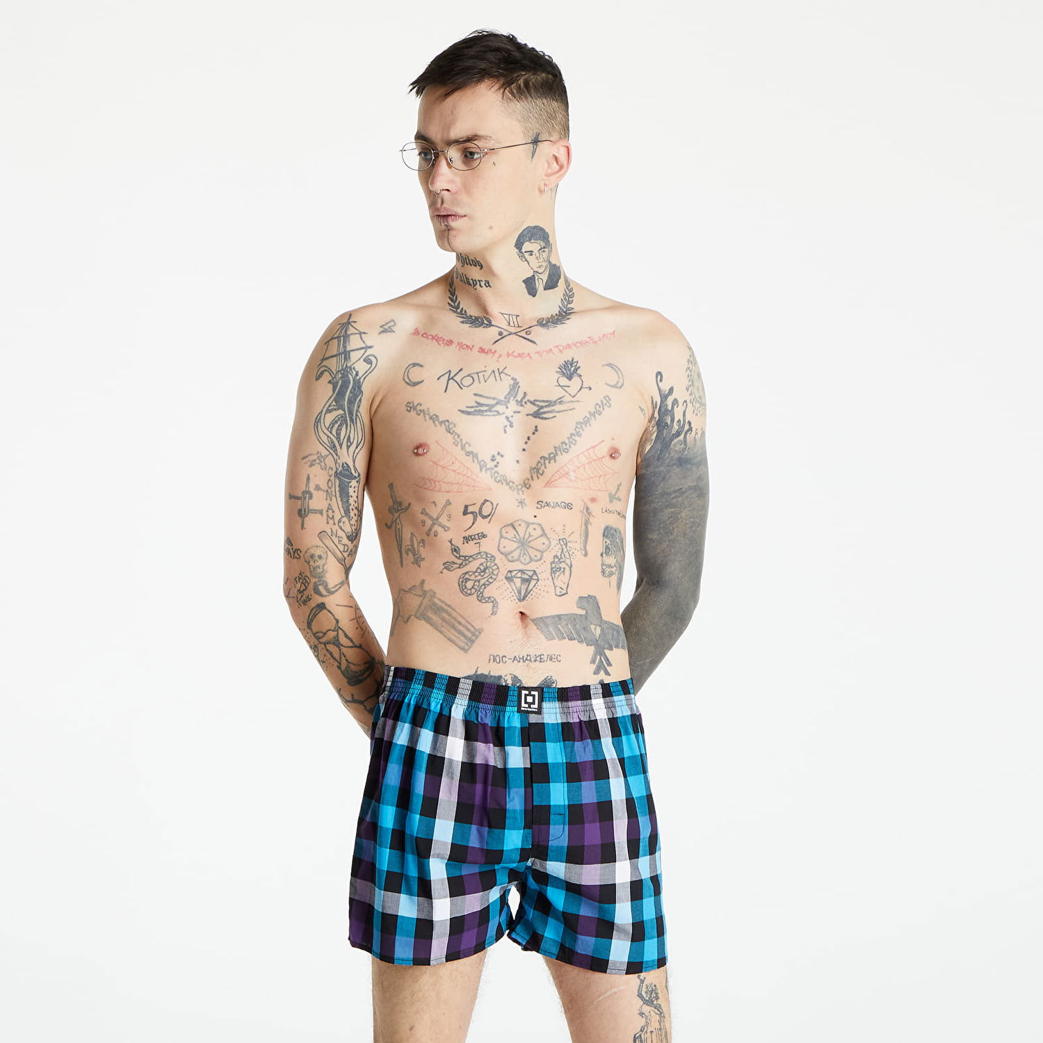 Боксерки Horsefeathers Sonny Boxer Shorts Синьо | AM069K, 0