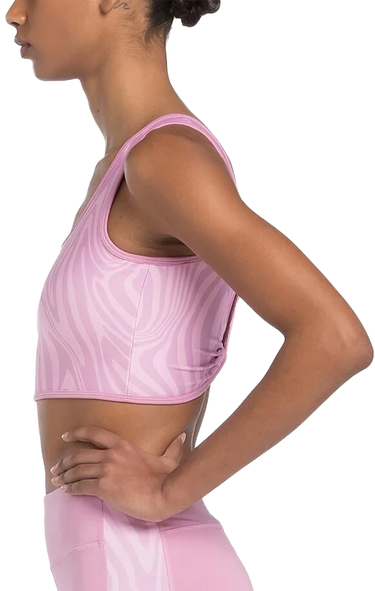 Сутиен Reebok Reebok Safari Poly Sports Bra Розово | 100076290, 3