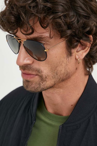 Слънчеви очила Ray-Ban Ray-Ban Aviator Full Color Sunglasses Черно | 0RB3025JM, 3