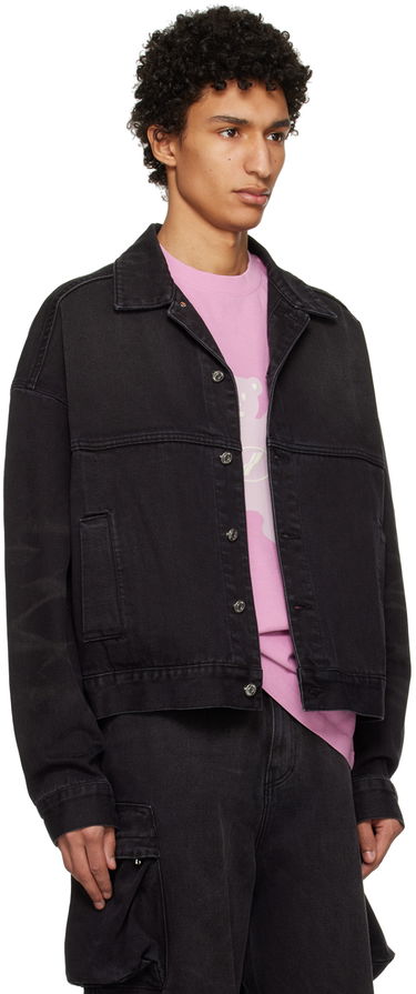 Яке We11done Graphic Denim Jacket Черно | WD-DJ3-22-376-U-BK, 1