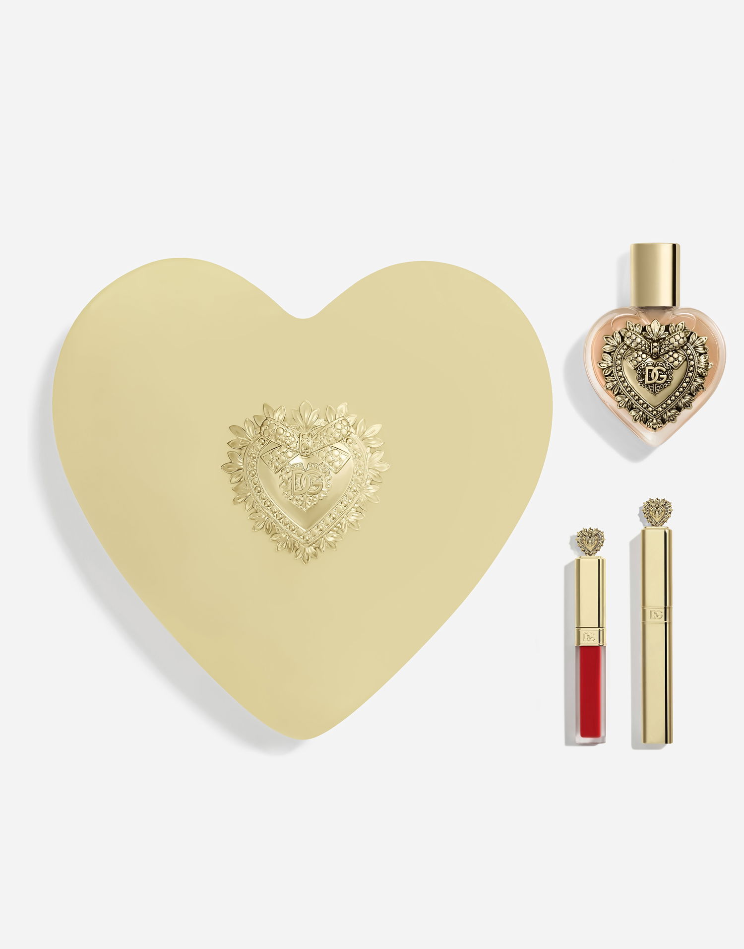 Парфюми и аромати Dolce & Gabbana Devotion Edp Deluxe Heart-shaped Beauty Gift Set Жълто | VT01LAVT0009V000, 0