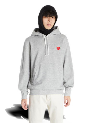 Суитчър Comme des Garçons PLAY Hoodie Сиво | AZT170 Gray