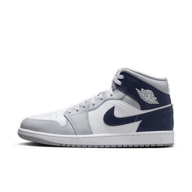 Кецове и обувки Jordan Air Jordan 1 Mid "Wolf Grey & Midnight Navy" Сиво | DQ8426-104, 4