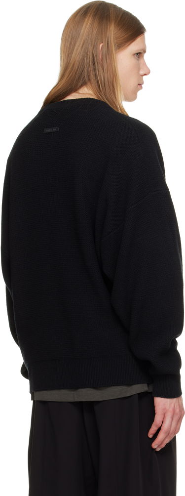 Пуловер Fear of God Wool Rib Crewneck Sweater Черно | FG25FW20-205LAW-001, 2