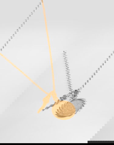 Колие Dolce & Gabbana Dolce & Gabbana Medal and Horn Pendant Necklace Металик | WNR8S2W1111ZOO00, 1