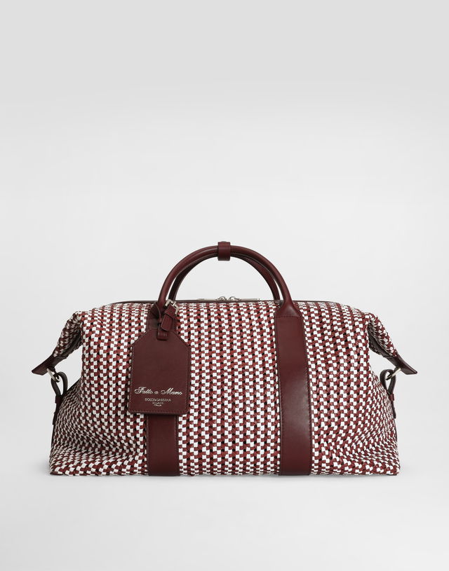 Dolce & Gabbana Woven Leather Travel Bag