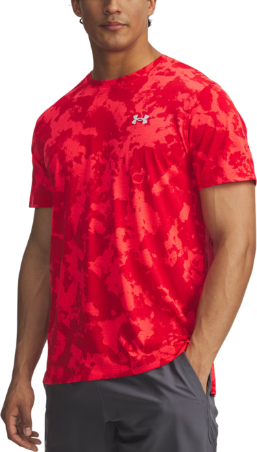 Тениска Under Armour Under Armour Launch Printed Short Sleeve T-Shirt Червено | 6006110-713, 0