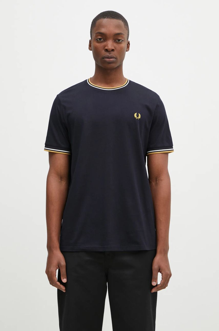 Тениска Fred Perry Twin Tipped T-Shirt Тъмно синьо | M1588.W53, 0