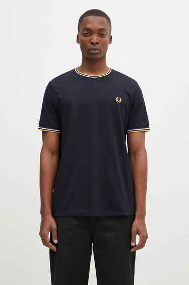 Тениска Fred Perry Twin Tipped T-Shirt Тъмно синьо | M1588.W53, 0