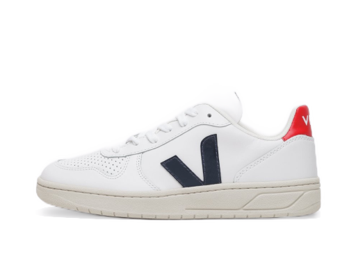 Кецове и обувки Veja V-10 Leather Extra Бяло | VX021267